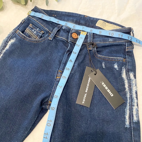 Diesel SLANDY 084ZA Distressed Jeans NWT - Picture 11 of 14